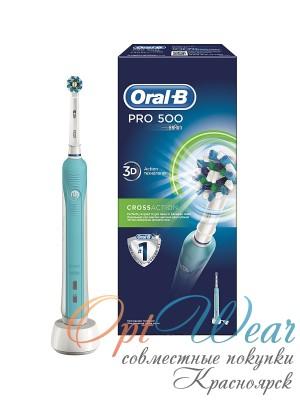 Электрическая зубная щёткаOral-b PRO 500(d16) CrossAction, арт. 3631