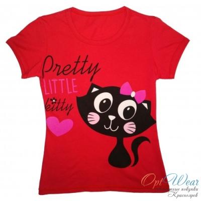 Футболка Pretty Kitty Красный